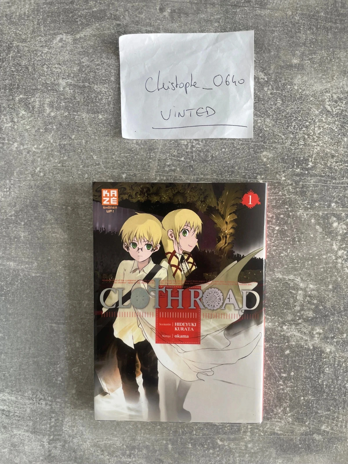 Manga Clothroad tome 1 en version française.